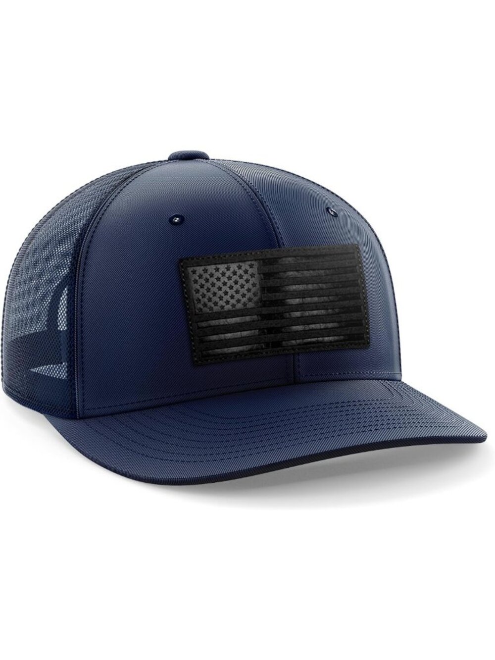 Stylish Leather Flag Patch Snapback Hat for Men & Women - Tactical Outdoor Cap